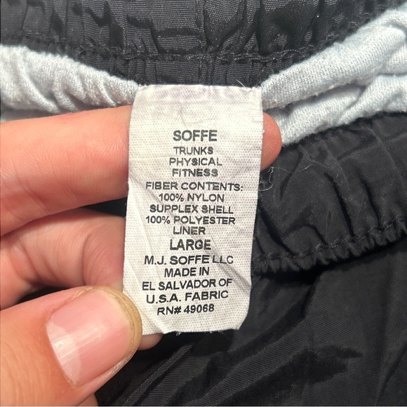 Sofee Original Army PT Training Shorts Physical Fitness Black Silver Large - Picture 6 of 11